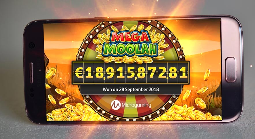 Un Jackpot progressif énorme sur la machine à sous Mega Moolah